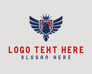 Air Cargo - King Eagle Crest logo design