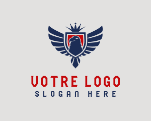King Eagle Crest Logo