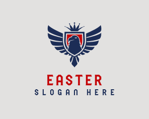 Clan - King Eagle Crest logo design
