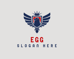 Aeronautics - King Eagle Crest logo design