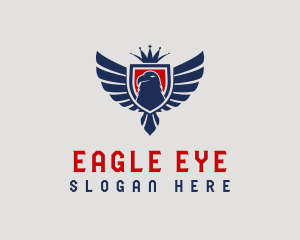 King Eagle Crest logo design