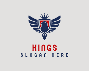 King Eagle Crest logo design