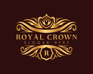 Royal Crown Crest logo design