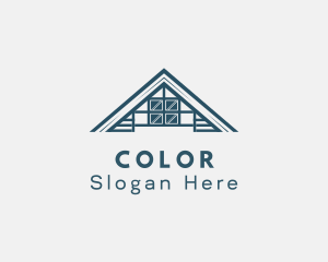 Window - House Roof Glass Window logo design