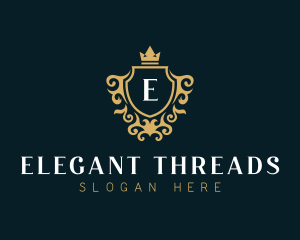 Regal Crest Shield logo design