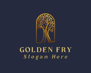 Golden Arch Tree logo design