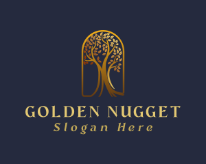 Golden Arch Tree logo design