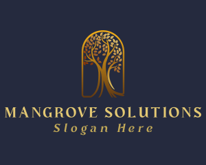 Mangrove - Golden Arch Tree logo design
