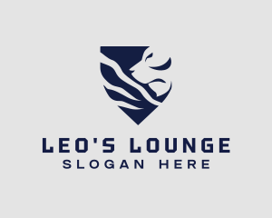 Leo - Lion Security Shield logo design