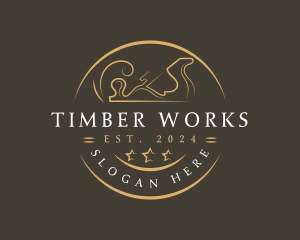 Carpentry Planer Tool logo design