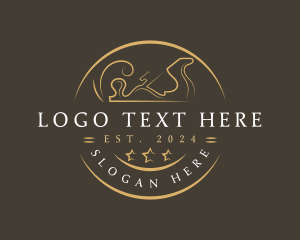 Planer - Carpentry Planer Tool logo design