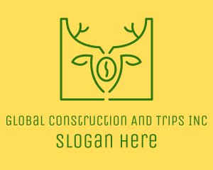 Simplistic - Green Organic Coffee logo design