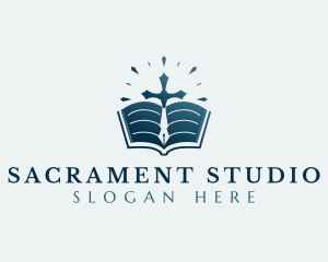 Sacrament - Bible Cross Ministry logo design