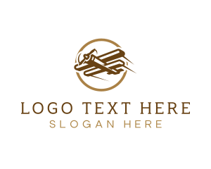 Transport - Light Airplane Aviation logo design