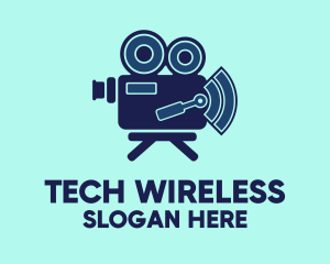 Wireless - Wireless Video Camera logo design
