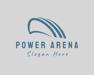 Arena - Minimalist Arch Wave logo design