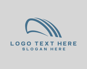 Minimalist Arch Wave logo design