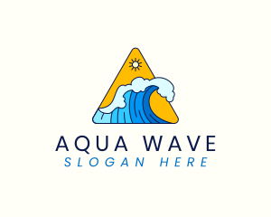 Ocean Tidal Wave logo design
