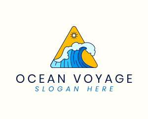 Ocean Tidal Wave logo design