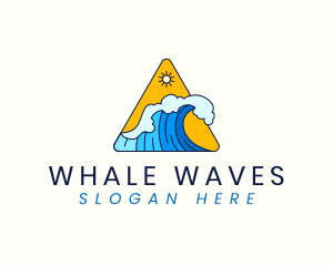 Ocean Tidal Wave logo design