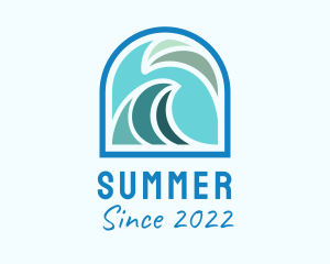 Water Park Wave Resort  logo design