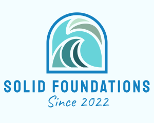 Liquid - Water Park Wave Resort logo design