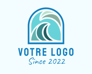 Surf - Water Park Wave Resort logo design
