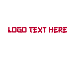 Japanese - Japanese Text Font logo design