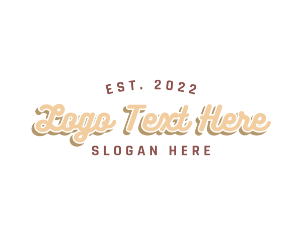 Artistic - Artistic Retro Script logo design