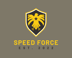 Star Eagle Shield logo design