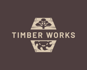 Lumber - Wood Sawmill Lumber logo design
