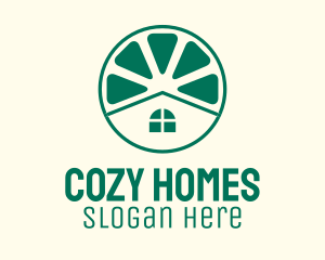 Housing - Green Lime House logo design