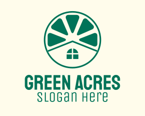 Green Lime House logo design