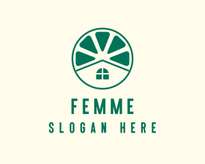 Green Lime House logo design