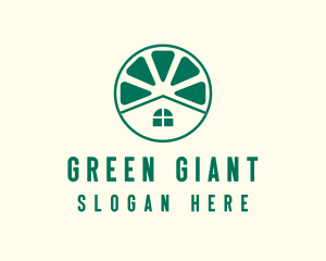 Green Lime House logo design