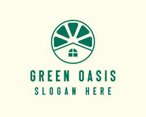 Green Lime House logo design