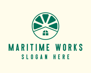 Green Lime House logo design