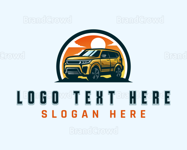 Adventure Car SUV Logo