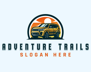 Adventure Car SUV logo design