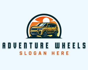 Adventure Car SUV logo design