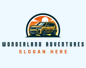 Adventure Car SUV logo design