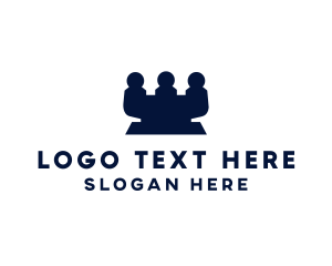 Linkedin - Group Team Meeting logo design