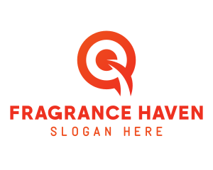 Orange Target Q logo design