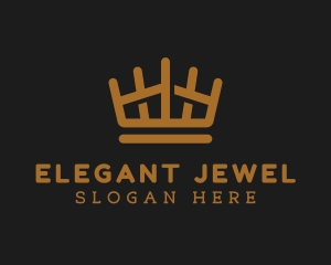 Golden Tiara Jeweler logo design