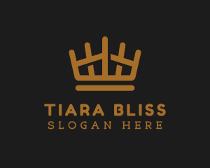 Golden Tiara Jeweler logo design