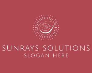 Sunrays Beauty Salon logo design