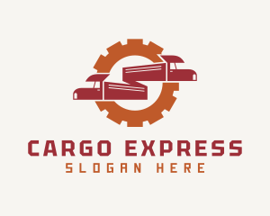 Gear Cargo Trucking logo design