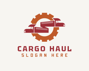 Gear Cargo Trucking logo design