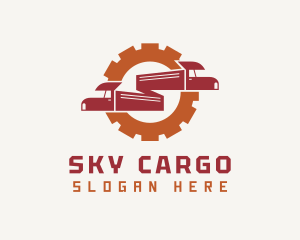 Gear Cargo Trucking logo design