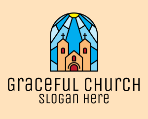 Church - Cathedral Church Mosaic logo design